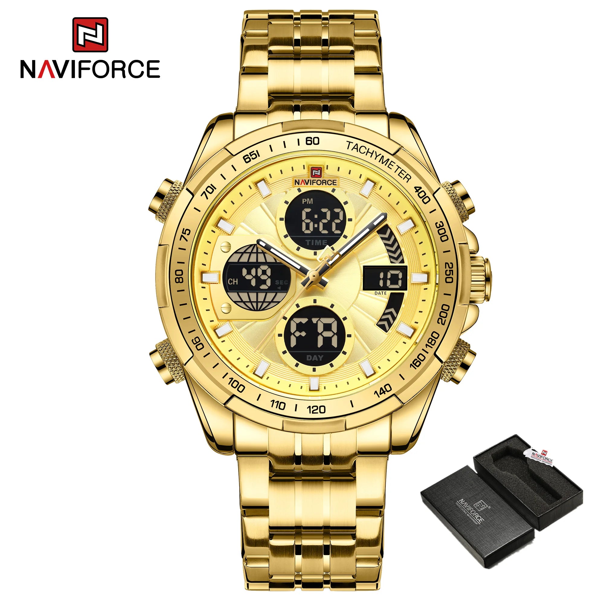 Fashion Military Watches for Men Luxury Original Sports Chronograph Watch ​Waterproof Quartz Clock Digital Wristwatch