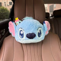 Coussin de nuque pour voiture, appuie-tête, coutures mignonnes, peluche, accessoires de voiture, intérieur…